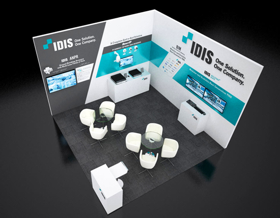 Стенд компании IDIS на выставке UK SECURITY EXPO 2016