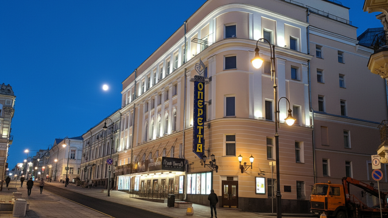 Современная система видеонаблюдения для Московской оперетты