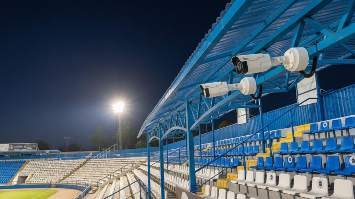 IDIS в основе безопасности стадиона "Центральный"